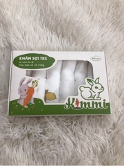 Hộp 6 Khăn Sữa Sợi Tre Cao Cấp  KIMMI
