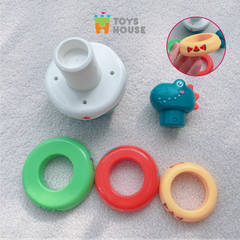 Lật Đật Kết  Hợp Vòng Xúc xắc  Xếp Chồng  Toyshouse  HE0298
