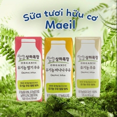 Sữa Hữu Cơ Maeil 125 ml  ( Lốc 4 Hộp ) Vị Tự Nhiên