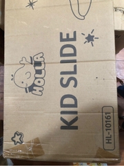 Cầu Trượt Đơn  Hola 2022 HL 10161  ( Xám _Hồng _ Xanh )