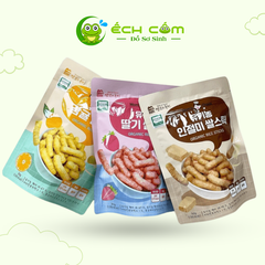 Bánh gạo lứt hữu cơ hình que vị dâu Momchoice