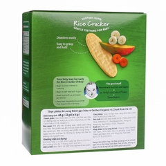 Bánh gạo hữu cơ Gerber Organic vị Xoài chuối cà rốt