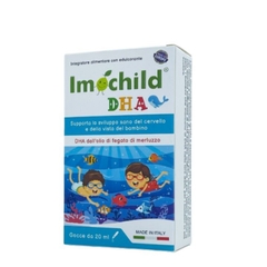 Thực phẩm bảo vệ sức khỏe Imochild DHA ( Đóng gói : 20ml/ lọ , số lô: 3710, HSD:9/2026)