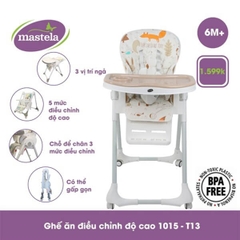 Ghế Ăn Dặm Mastela 1015-T13 Màu Be Hình Cáo