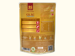 Cháo SGF Gà Ác  Nhân Sâm Hàn Quốc