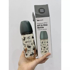 Bình Moyuum Hình Thỏ 270ml xanh