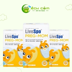 Thực phẩm bảo vệ sức khỏe LiveSpo® PREG-MOM (20 ống/hộp) (Giấy tiếp nhận đăng ký bản công bố sản phẩm số 7695/2020/ĐKSP của Cục ATTP