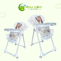 Ghế ăn dặm Mastela 0619 mã 1015-T15 màu trắng hình gấu