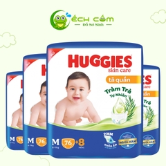 Bỉm Huggies  Skin Care  Quần M76*3
