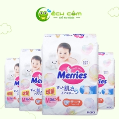 Bỉm dán Merries+ size M 56+4