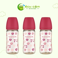 Bình Sữa  Moyuum Tim Đỏ 270ml