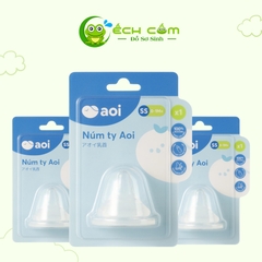Núm ti Aoi size L vỉ đơn