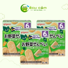 Bánh ăn dặm Pigeon 6M Rau Cà Rốt