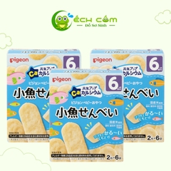 Bánh ăn dặm Pigeon 6+ vị cá mòi