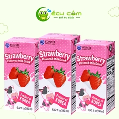Sữa Tươi YONSEL190 ml Vị Dâu