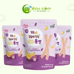 Bánh Gạo Lứt  Thanh Dài Mom Care Vị Chuối + Khoai Lang Tím
