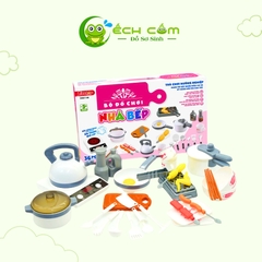 Bộ đồ chơi nhà bếp 36 pcs (màu hồng), DK 81146