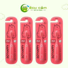 Bàn Chải Đánh Răng  Cho Trẻ Em Cao Cấp  SPLAT - Màu Đỏ