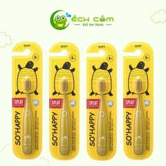 BÀN CHẢI ĐÁNH RĂNG CHO TRẺ EM CAO CẤP SPLAT - Màu vàng