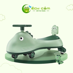 Xe Lắc Honper Khủng long  HP814 ( Hồng- nâu- Xanh )