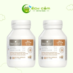 Thực phẩm BVSK BIO ISLAND MILK CALCIUM FOR KIDS