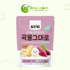 Bánh Gạo Nứt Alvins VỊ  Khoai lang Tím