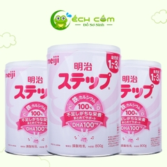 SPDD công thức với mục đích ăn bổ sung cho trẻ từ 1-3 tuổi baby formula, Meiji Step, đóng gói 800g/lon, 2lon/túi (túi=BAG), 4 túi/thùng
