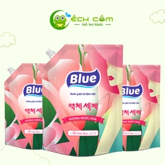 Nước Giặt Xả Blue Đậm Đặc Hương Nước Hoa Túi 2,1L