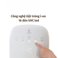 Máy tiệt trùng bằng tia UVC, sấy khô bằng khí nóng, nhãn hiệu: Moaz BéBé. Model: MB - 072