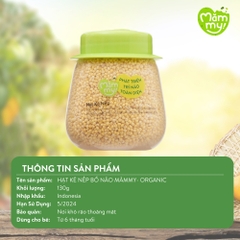 Hạt Hữu Cơ Măm my 110g Hạt Kê Nếp