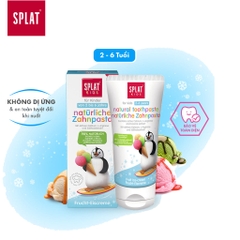 SPLAT KIDS KEM ĐÁNH RĂNG MÙI KEM TRÁI CÂY BÉ 2 - 6 TUỔI 50Ml