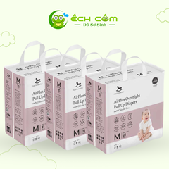 Bỉm tã quần đêm Applecrumby AirPlus Overnight Pull Up Diapers M21 SIZE M