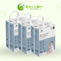 Bỉm tã quần ban ngày Applecrumby SlimDry EasyDay Pull Up Diapers XL15