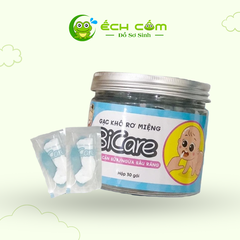 Gạc khô rơ miệng Bicare hộp 30 gạc