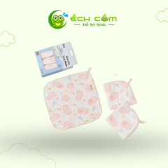 Hộp 3 Khăn Sữa 4 Lớp Muslinx