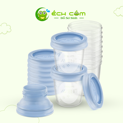 Cốc Trữ Sữa Bằng Nhựa (10Ly 180ml )Philips Avent ( 1 Hộp )