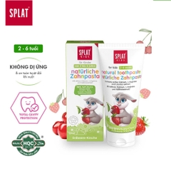 SPLAT KIDS KEM ĐÁNH RĂNG MÙI KEM TRÁI CÂY BÉ 2 - 6 TUỔI 50Ml