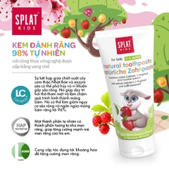 SPLAT KIDS KEM ĐÁNH RĂNG MÙI KEM TRÁI CÂY BÉ 2 - 6 TUỔI 50Ml