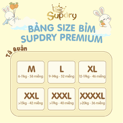 Bỉm Supdry quần l52 ( cao cấp )