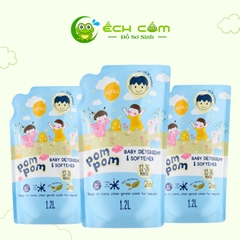 GEL GIẶT XẢ POM POM ACTIVE  CHO BÉ NĂNG ĐỘNG (TRÊN 12 THÁNG VÀ PHÙ HỢP CHO CẢ GIA ĐÌNH) - TÚI 1.2L