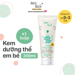 BZU BZU Cooling Baby Lotion - 200 ml/ Sữa Dưỡng Thể Làm Mát Da Dành Cho Em Bé BZU BZU - 200 ml