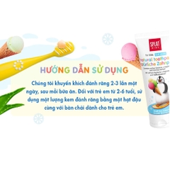 SPLAT KIDS KEM ĐÁNH RĂNG MÙI KEM TRÁI CÂY BÉ 2 - 6 TUỔI 50Ml