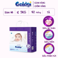 Bỉm Dán Goldgi Baby Diaper size NB