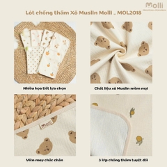 Lót Chống thấm  xô Muslin Molli