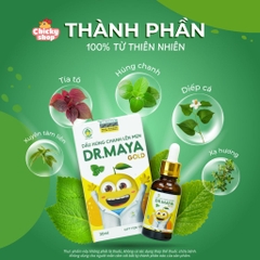 Dầu Húng Chanh lên Men  Men DR MAYA Gold 30ml