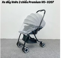 Xe Đẩy VOVO 2 Chiều  Premium VO_0207 (Xanh _ Ghi )