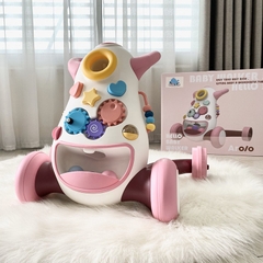 Xe Tập Đi Cao  cấp Baby Walker   Hola (Xanh _ Hồng )