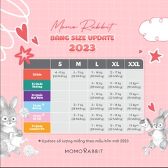 bỉm Momo rabit dán size M 32 mẫu mới