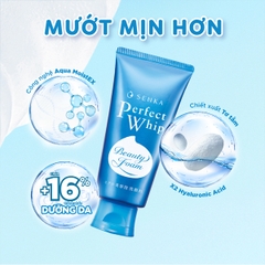 Sữa Rửa Mặt Senka Tạo Bọt Chiết Xuất Tơ Tằm Trắng 120g