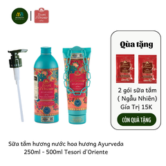 Sữa Tắm Hương Nước Hoa Ayurveda Tesori d'Oriente 250ml-500ml